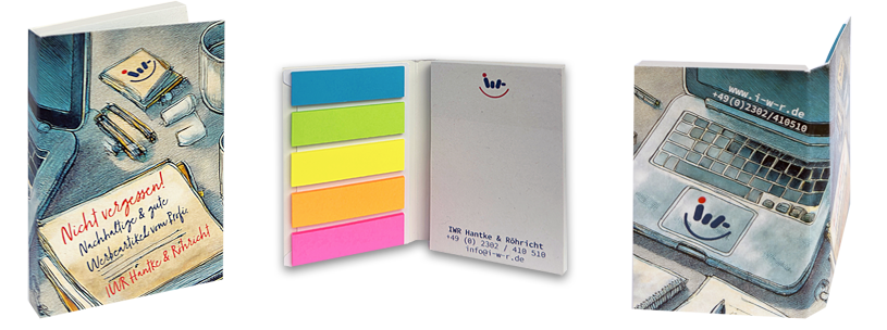 IWR-Haftnotizen Kombi-Set Green-Line